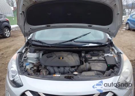 2014 Hyundai Elantra Gt Base W/Blue из США, поврежденный, VIN KMHD35LH2EU162179